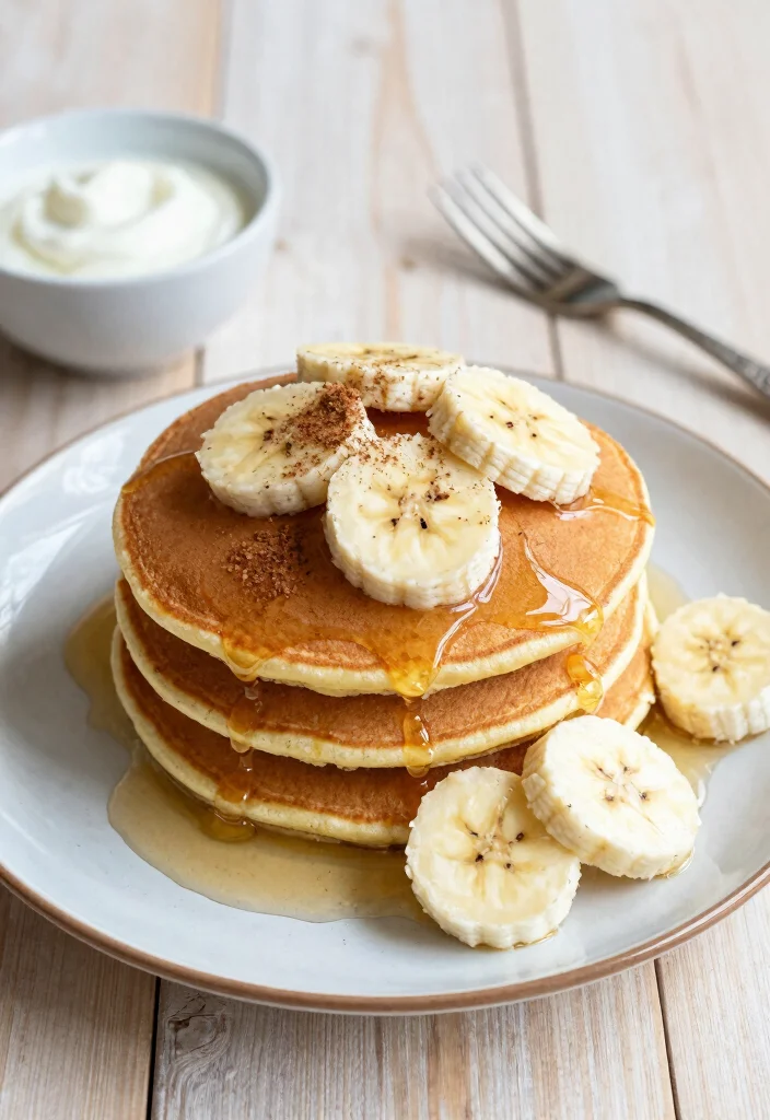 20 Yogurt Pancake Recipes for Extra Soft and Fluffy Pancakes - 2. Banana Yogurt Pancakes 1