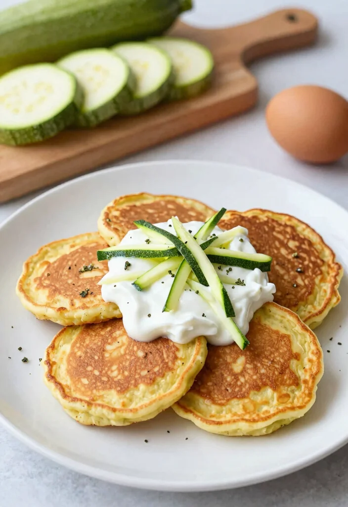 20 Yogurt Pancake Recipes for Extra Soft and Fluffy Pancakes - 9. Zucchini Yogurt Pancakes 1