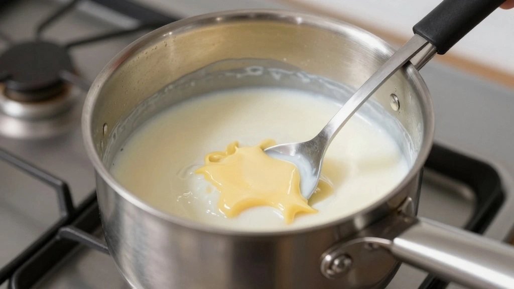 Baked Mac and Cheese Velveeta Recipe (No Roux) - Step 2: Heat Milk and Butter 1