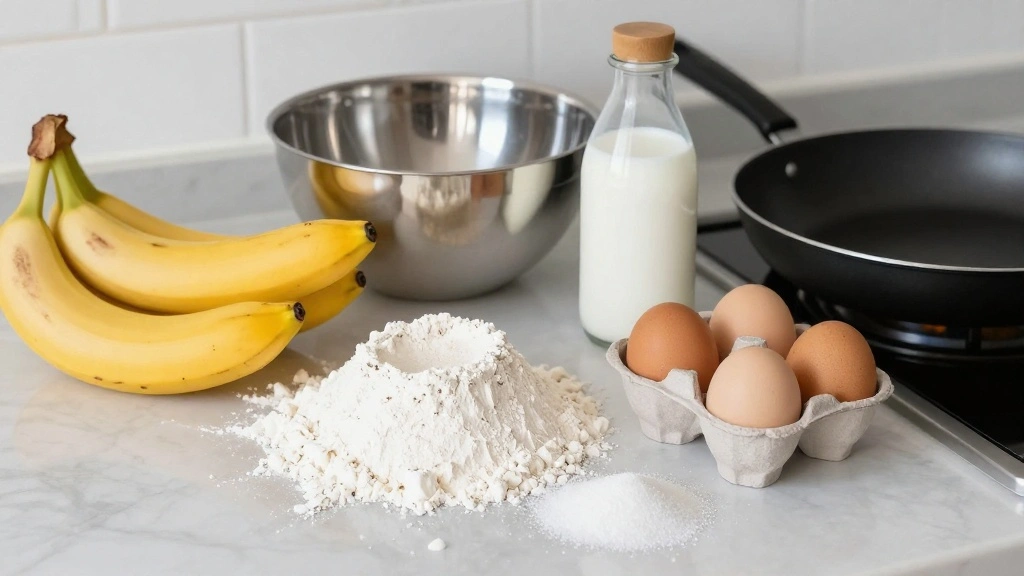 Banana Pancake Recipe for Soft, Naturally Sweet Breakfasts - Step 1: Gather Ingredients 1