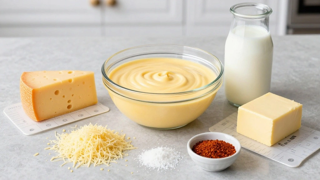 Best Cheese Sauce for Mac and Cheese (Smooth Recipe) - Step 1: Prepare Ingredients 1