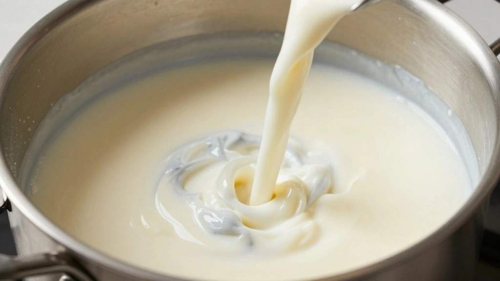 Best Cheese Sauce for Mac and Cheese (Smooth Recipe) - Step 3: Temper the Milk 1