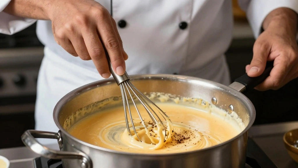 Best Mac and Cheese Heavy Cream Recipe (Restaurant Style) - Step 4: Season the Sauce 1