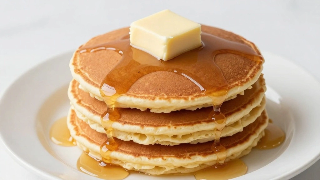 Buttermilk Pancake Recipe for Tall, Fluffy, Golden Pancakes - Step 8: Serve and Enjoy 1