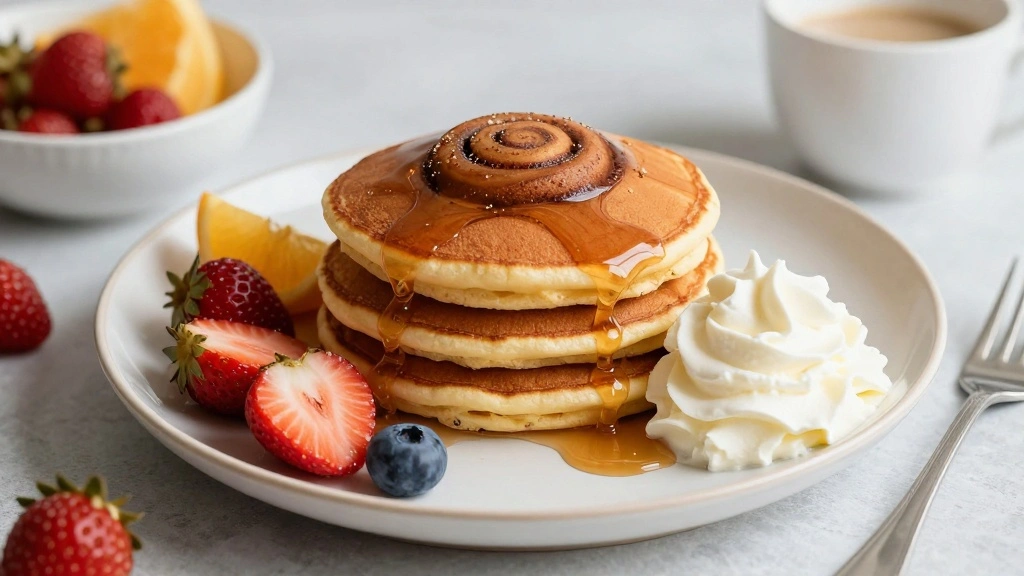 Cinnamon Roll Pancake Recipe With Sweet Swirled Flavor - Step 8: Serve and Enjoy 1