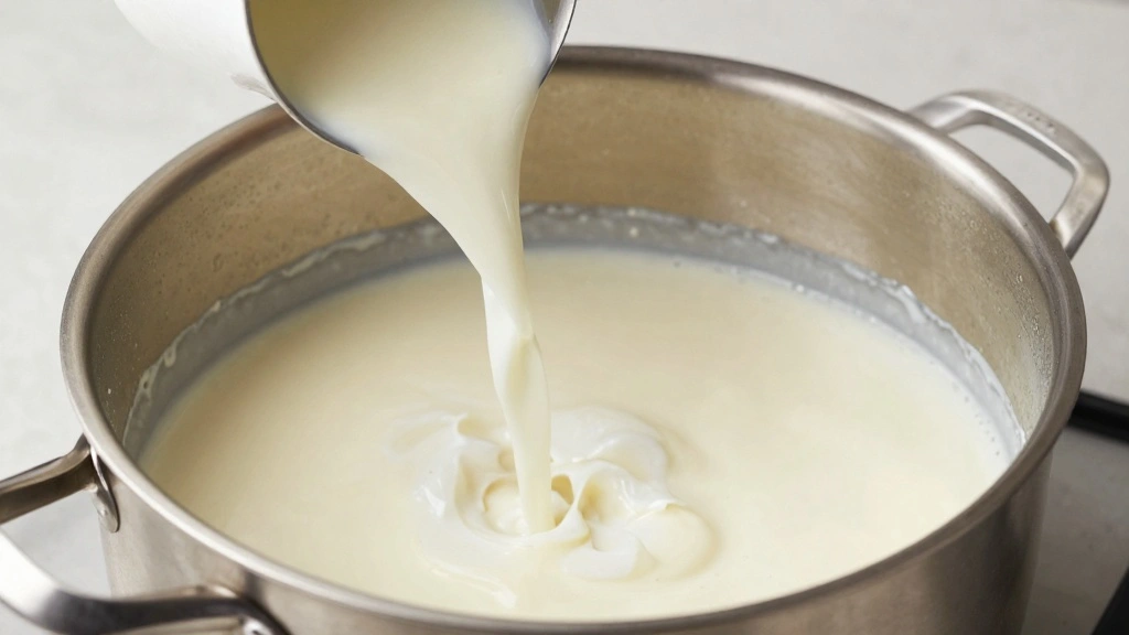 Creamy Mac and Cheese Recipe Baked (Golden Top) - Step 4: Add Milk 1