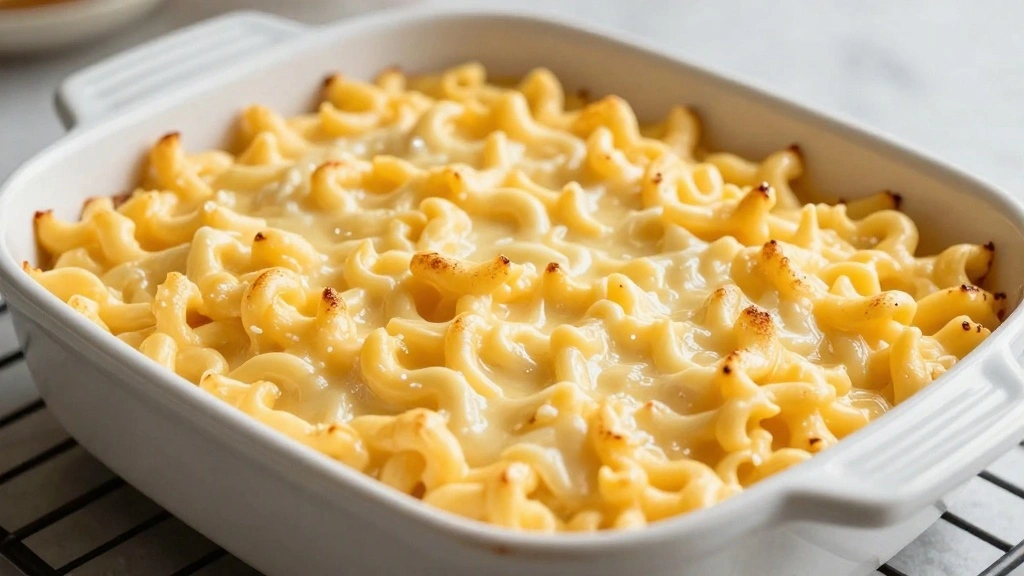 Creamy Mac and Cheese Recipe Baked (Golden Top) - Step 8: Bake and Broil 1