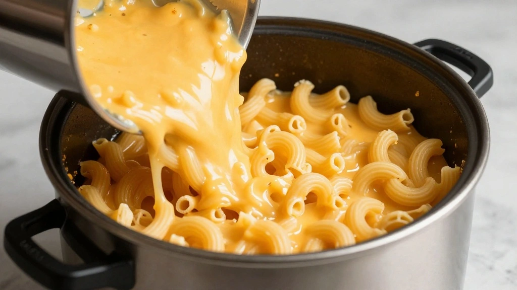 Creamy Mac and Cheese Recipe Crockpot (No Boil) - Step 2: Layer Ingredients in Crockpot 1
