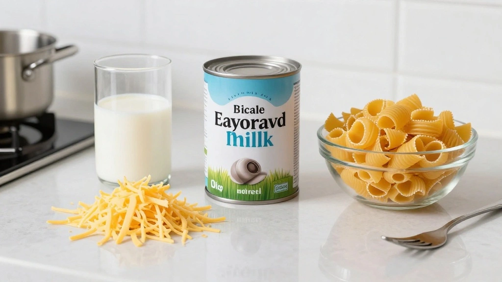 Creamy Mac and Cheese with Evaporated Milk Recipe - Step 1: Prepare Ingredients 1