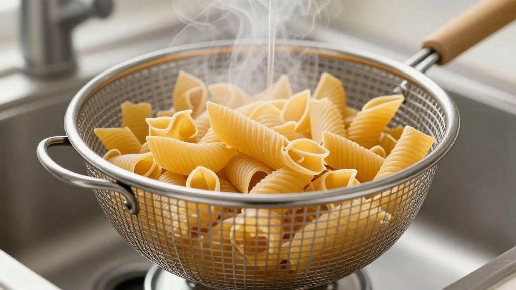 Creamy Mac and Cheese with Evaporated Milk Recipe - Step 3: Drain the Pasta 1