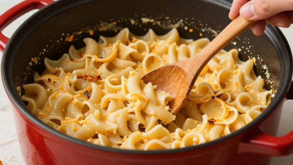 Crockpot Mac and Cheese Recipe Velveeta Evaporated Milk - Step 5: Stir Ingredients 1