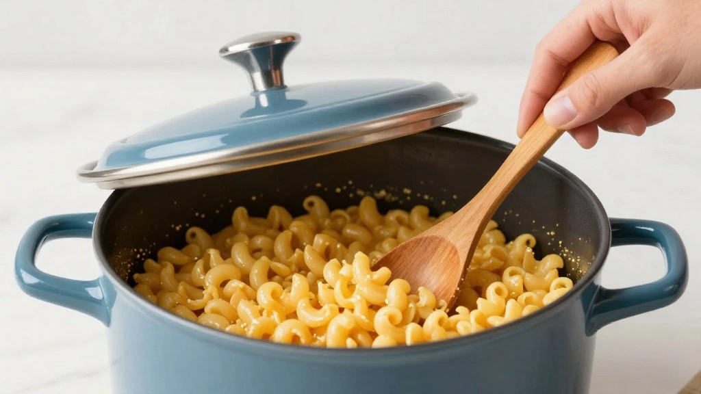 Crockpot Mac and Cheese Velveeta (3-Ingredient) - Step 5: Stir Occasionally 1