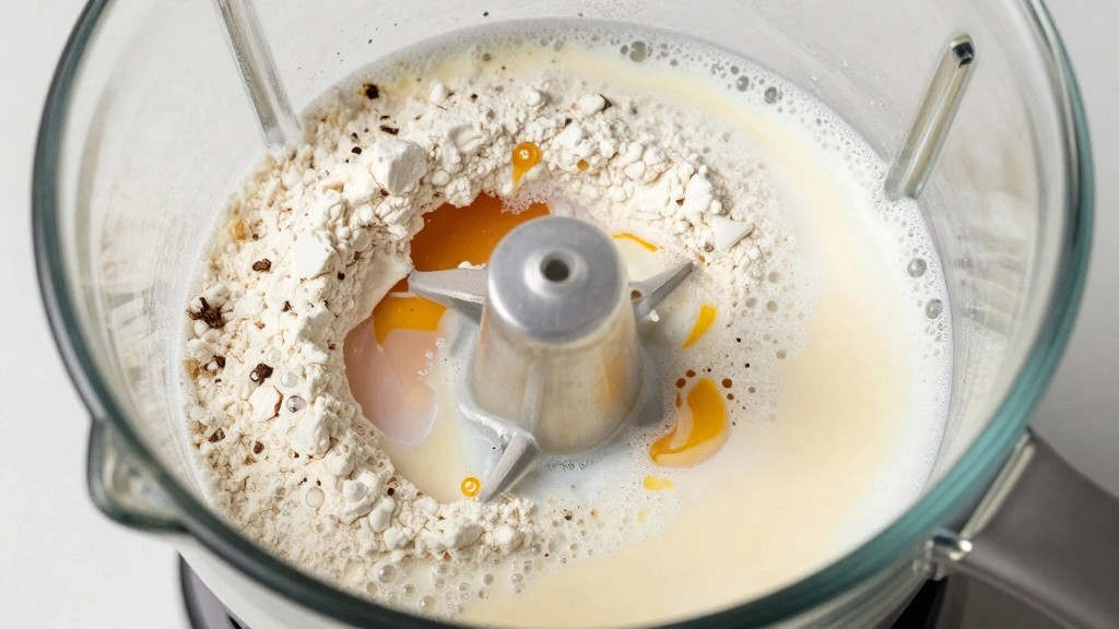 Dutch Baby Pancake Recipe Made in a Cast Iron Skillet - Step 2: Blend the Batter 1