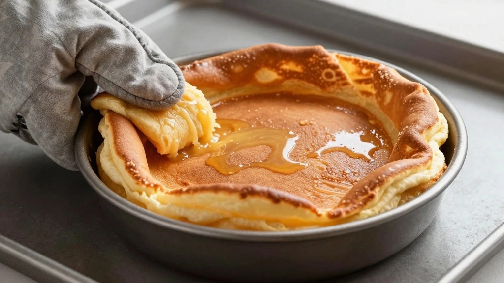Dutch Baby Pancake Recipe Made in a Cast Iron Skillet - Step 6: Remove from Oven 1