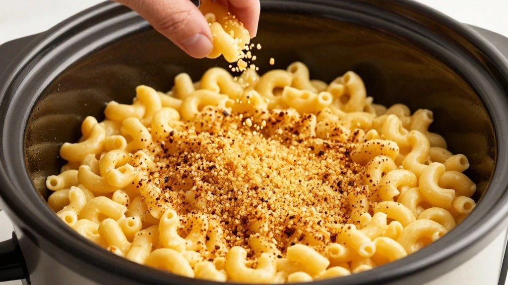 Easy Crock Pot Mac and Cheese Recipe (Dump and Go) - Step 8: Add Toppings 1