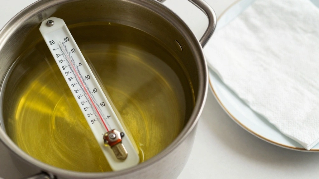 Funnel Cake Recipe With Pancake Mix for Easy Fair Style Treats - Step 3: Heat the Oil 1