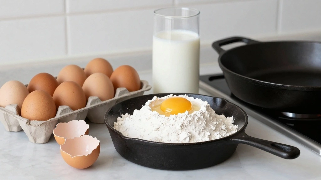 German Pancake Recipe for a Light and Puffy Oven Baked Breakfast - Step 1: Prepare the Ingredients 1