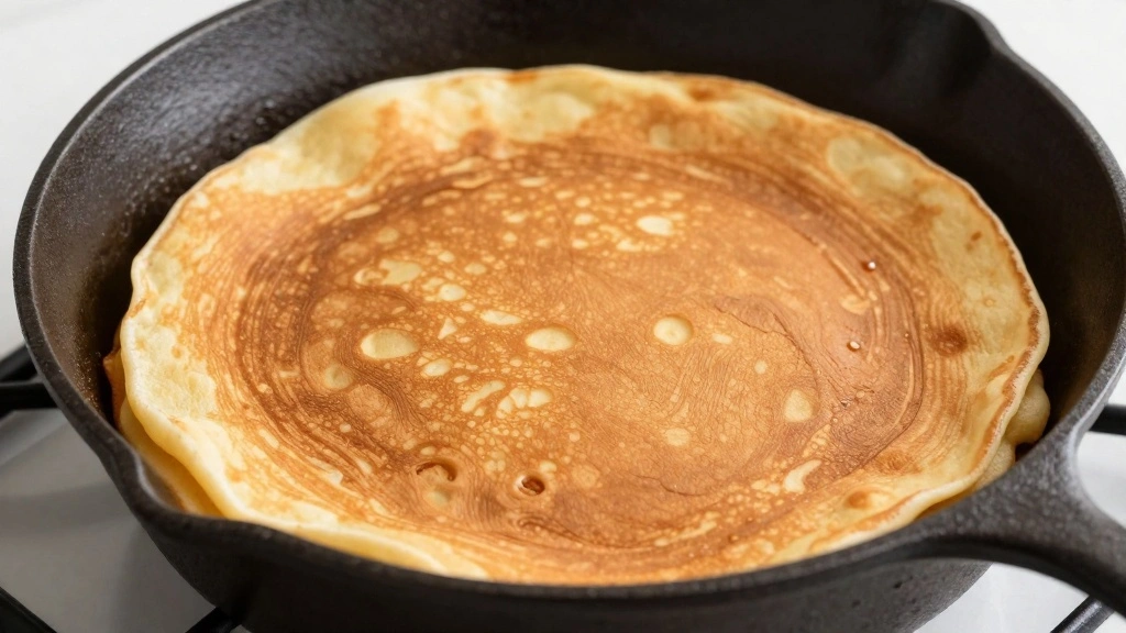 German Pancake Recipe for a Light and Puffy Oven Baked Breakfast - Step 5: Bake the Pancake 1