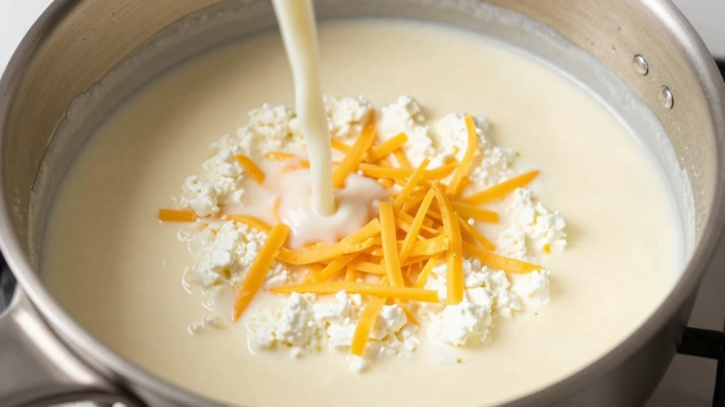 High-Protein Cottage Cheese Mac and Cheese Recipe - Step 4: Create the Cheese Sauce 1
