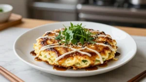 Japanese Okonomiyaki Pancake Recipe With Savory Umami Flavor