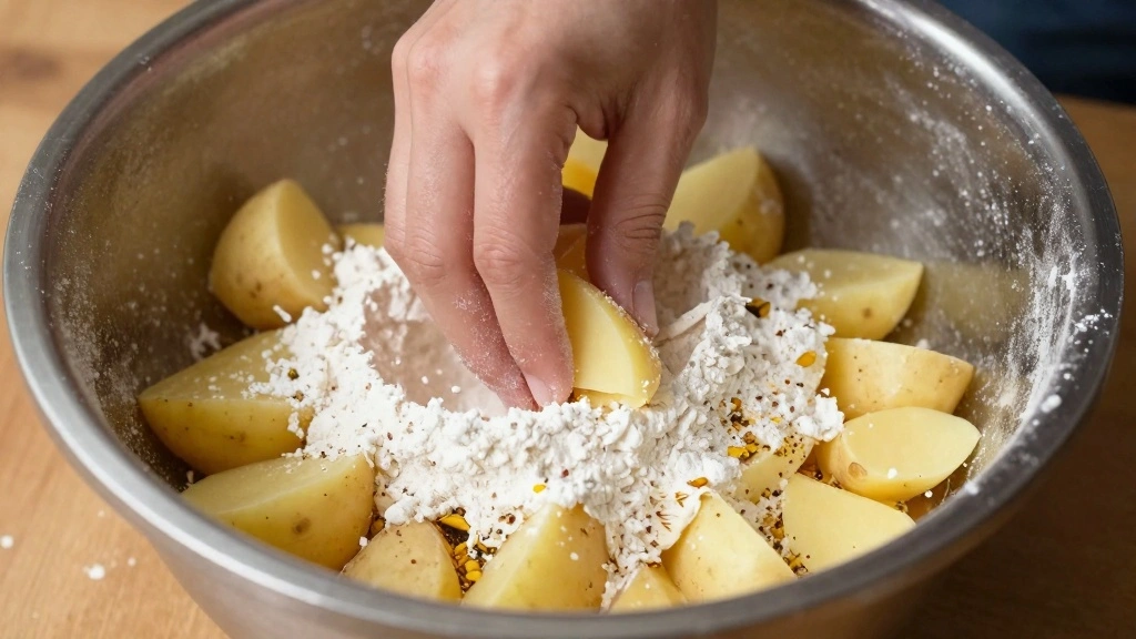 Korean Potato Pancake Recipe With Crispy Golden Edges - Step 2: Combine Ingredients 1