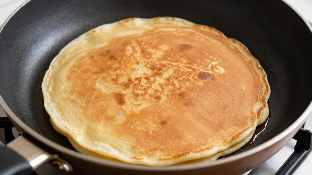 Korean Scallion Pancake Recipe With Chewy Crispy Texture - Step 5: Cook the Pancake 1