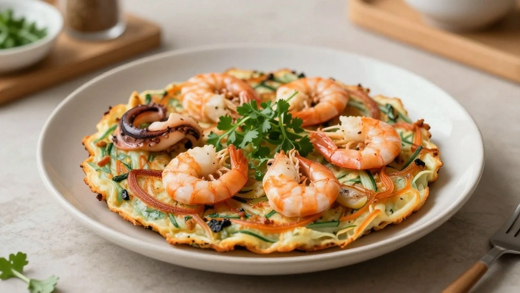 Korean Seafood Pancake Recipe Packed With Shrimp and Squid