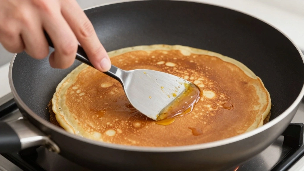 Korean Veggie Pancake Recipe Perfect for Quick Savory Meals - Step 7: Flip the Pancake 1