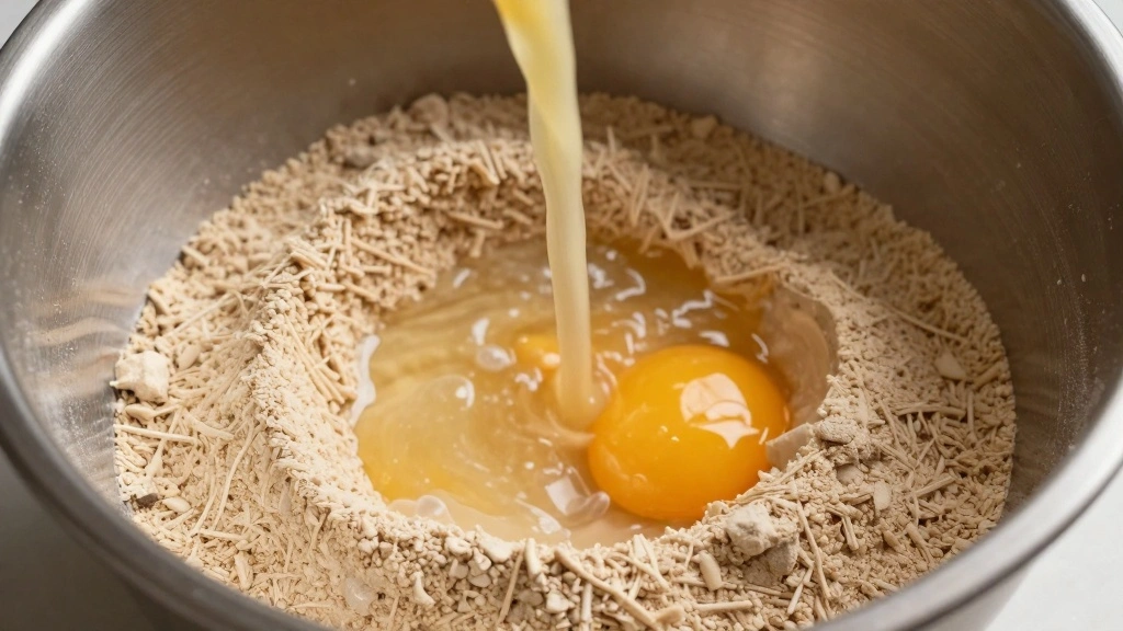 Old Fashioned Pancake Recipe Just Like Grandma Used to Make - Step 4: Combine Mixtures 1