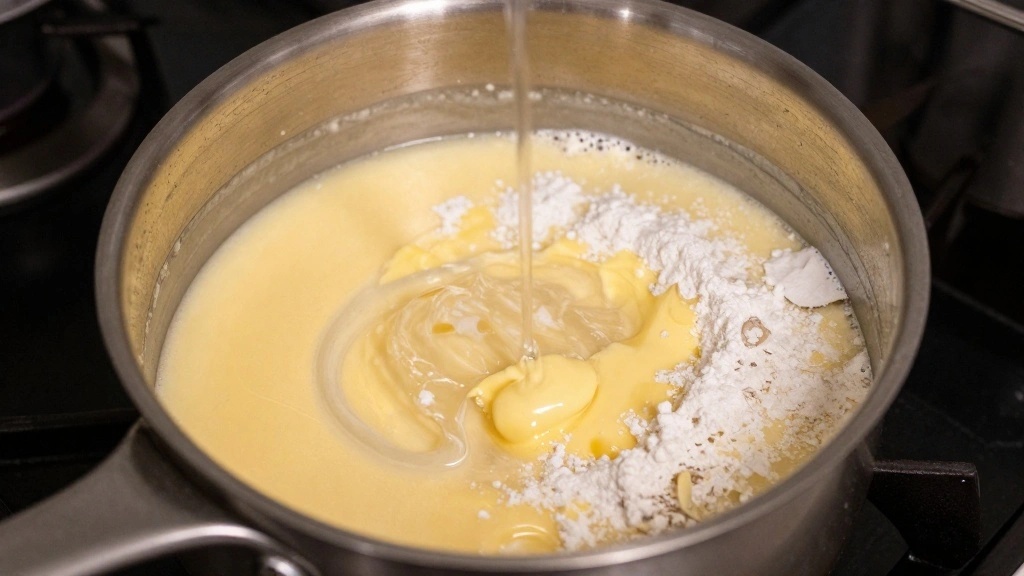 Panera Mac and Cheese Recipe Copycat (4 Cheeses) - Step 2: Make the Roux 1
