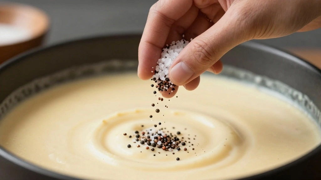 Panera Mac and Cheese Recipe Copycat (4 Cheeses) - Step 5: Season the Sauce 1