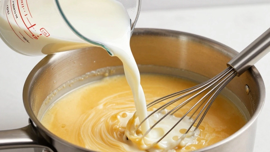 Perfect Roux for Mac and Cheese (Step-by-Step Guide) - Step 4: Incorporate Milk into the Roux 1