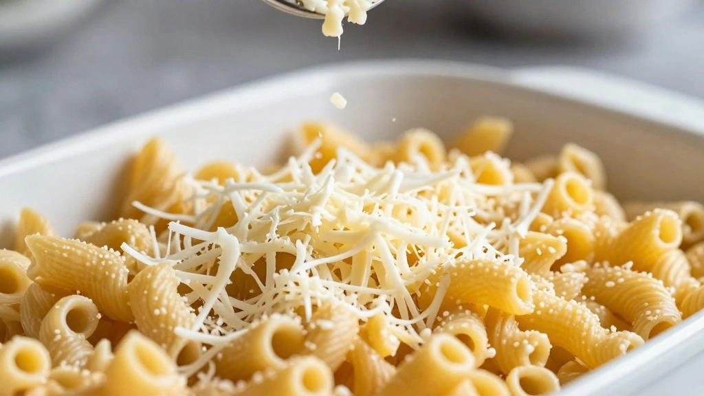 Southern Mac and Cheese Recipe Baked (Custard Style) - Step 5: Add Cheese 1