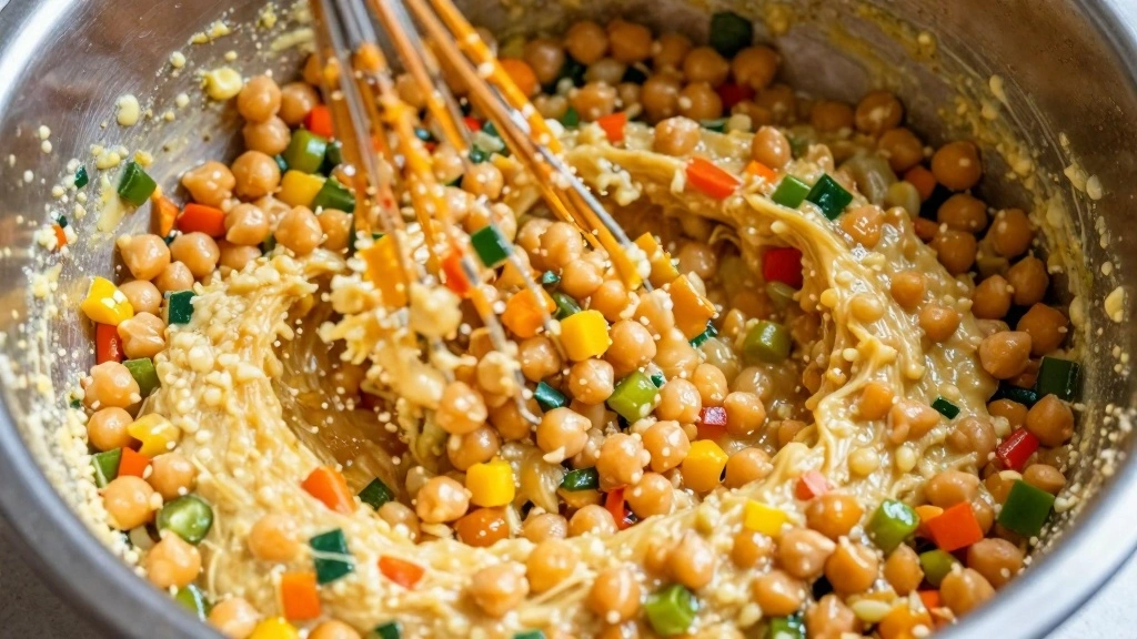 Veg Pancake Recipe Packed With Vegetables for a Savory Breakfast - Step 2: Mix the Batter 1