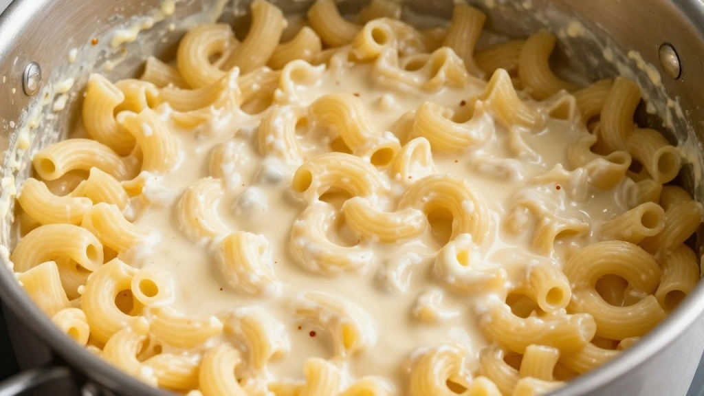 Velveeta Mac and Cheese Recipe (Easy Stovetop) - Step 6: Combine Pasta and Sauce 1