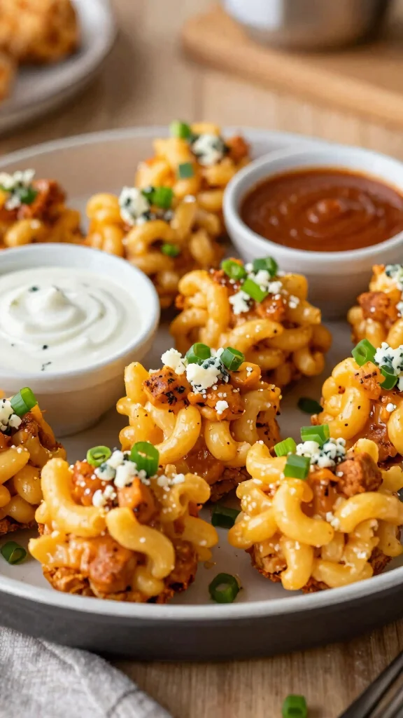 10 Mac and Cheese Appetizer Ideas Perfect for Parties - 7. Buffalo Mac and Cheese Bites 1