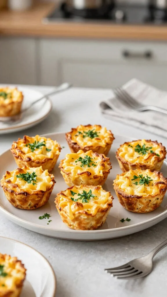 10 Mac and Cheese Appetizer Ideas Perfect for Parties - 9. Mac and Cheese Frittata Bites 1