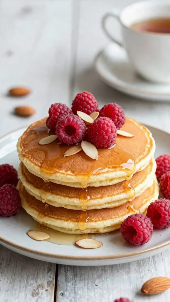 10 Pancake Meal Prep Ideas for Easy Weekday Breakfasts - 10. Raspberry Almond Pancakes 1