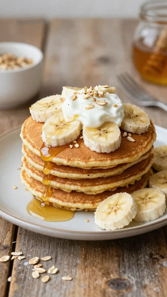 10 Pancake Meal Prep Ideas for Easy Weekday Breakfasts - 2. Banana Oatmeal Pancakes (Gluten-Free) 1
