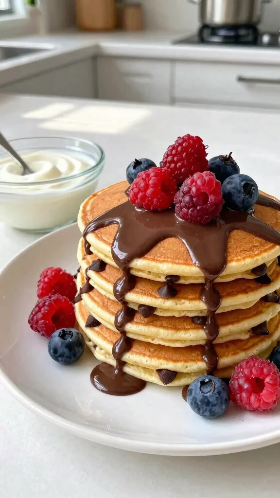 10 Pancake Meal Prep Ideas for Easy Weekday Breakfasts - 3. Chocolate Chip Protein Pancakes 1