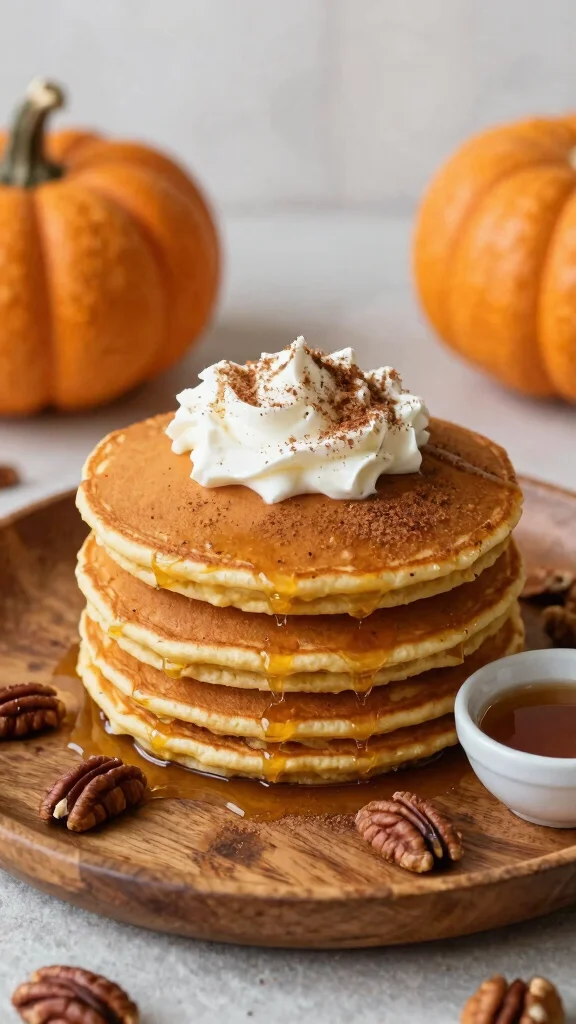 10 Pancake Meal Prep Ideas for Easy Weekday Breakfasts - 7. Pumpkin Spice Pancakes 1