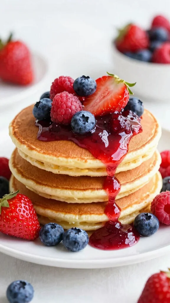 10 Pancake Topping Ideas from Sweet to Savory - 2. Berry Compote Bliss 1