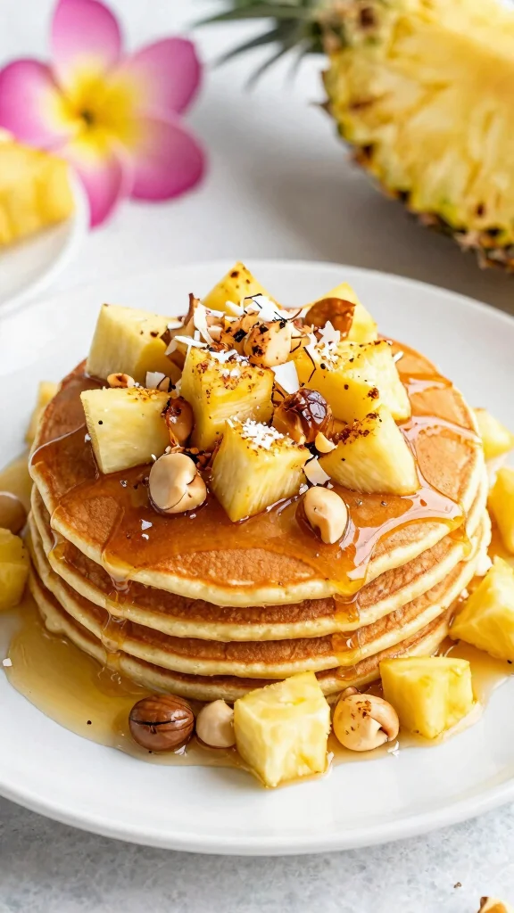 10 Pancake Topping Ideas from Sweet to Savory - 7. Tropical Paradise 1
