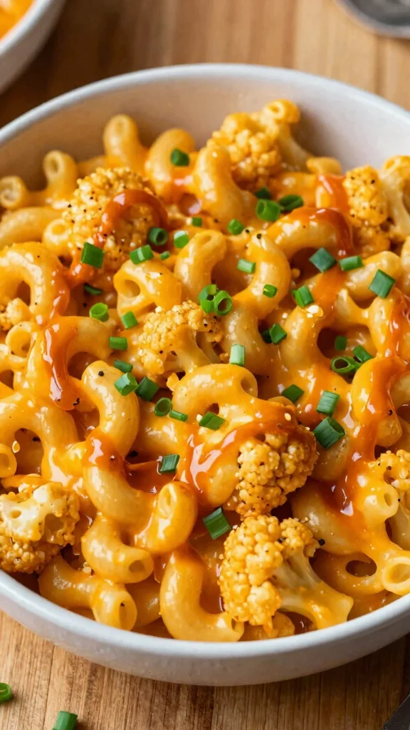 11 Mac and Cheese Meal Prep Ideas Ready for the Whole Week - 3. Buffalo Cauliflower Mac and Cheese 1