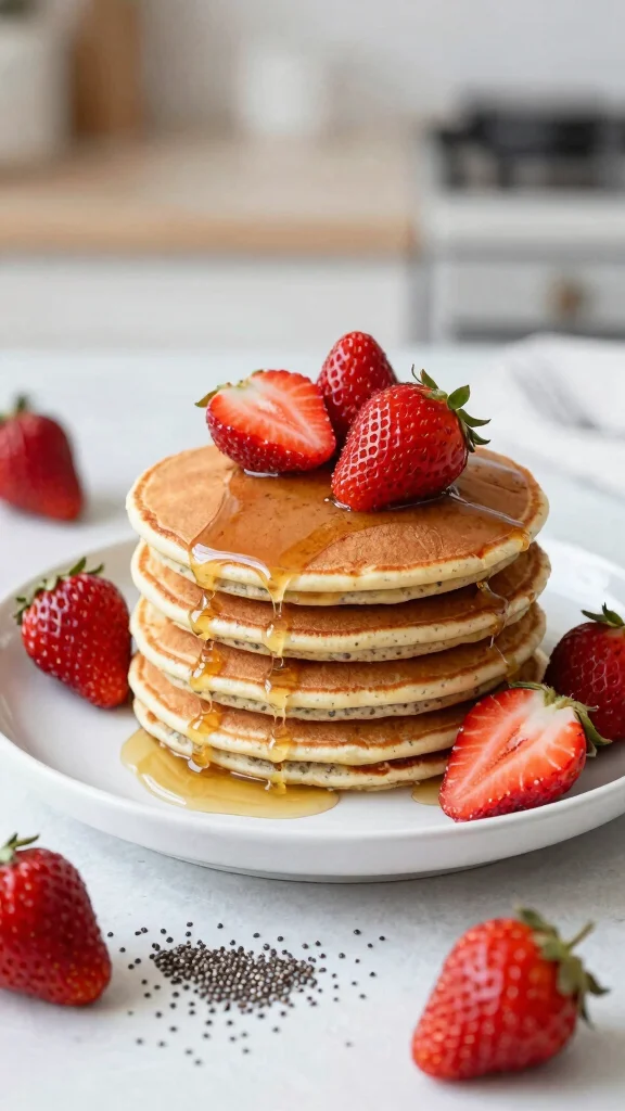 11 Pancake Ideas: Creative Twists on a Classic Breakfast - 10. Strawberry Chia Seed Pancakes 1