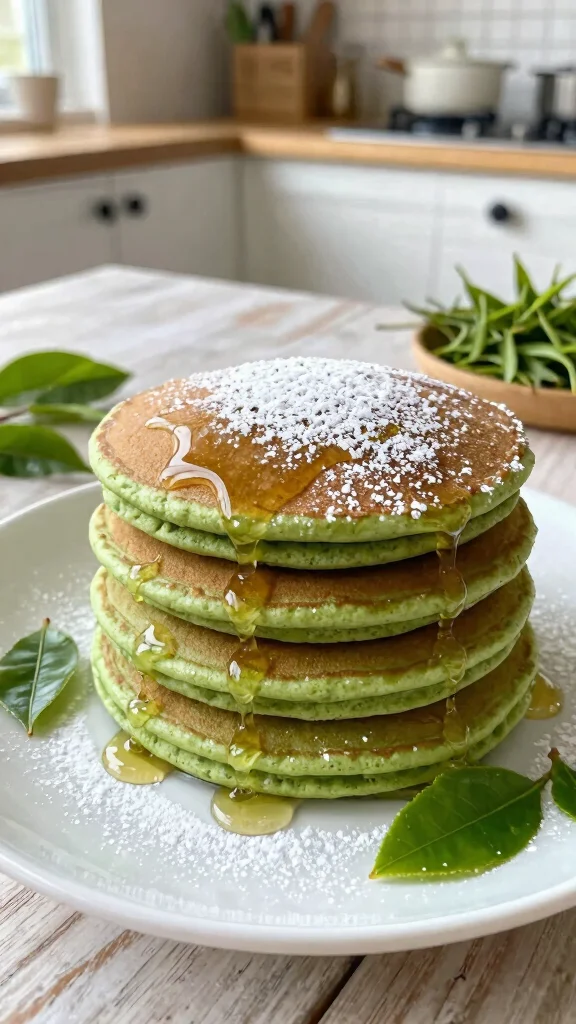 11 Pancake Ideas: Creative Twists on a Classic Breakfast - 2. Matcha Green Tea Pancakes 1
