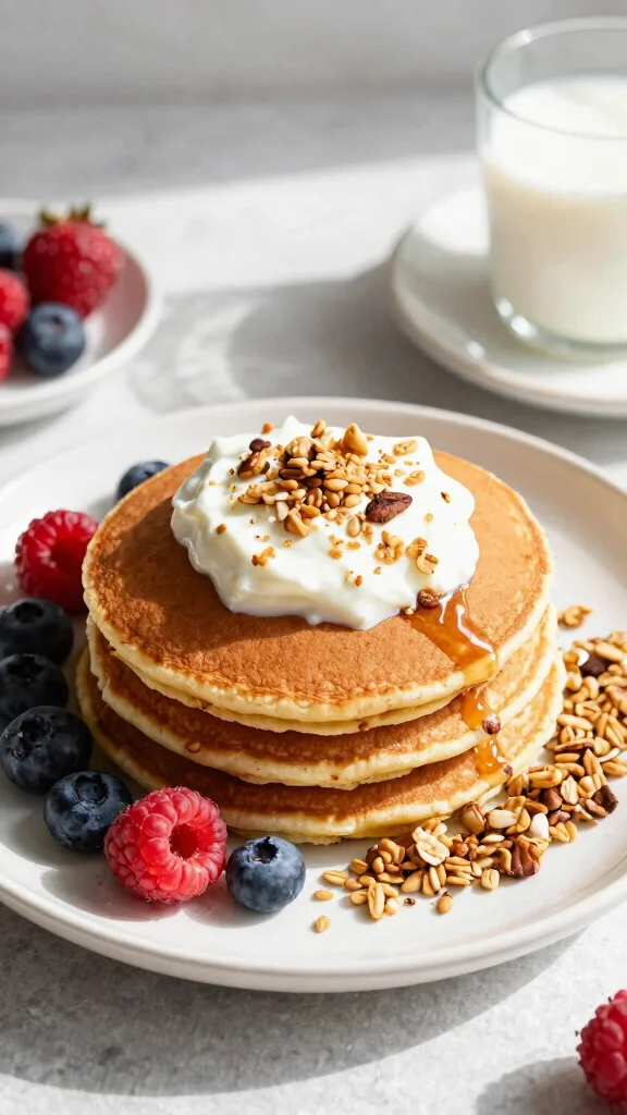 11 Pancake Recipes for Kids They Will Flip For - 10. Nutty Granola Pancakes 1
