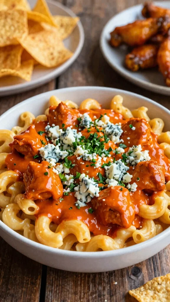 12 Mac and Cheese Bar Ideas to Wow Your Guests - 4. Buffalo Chicken Mac and Cheese 1