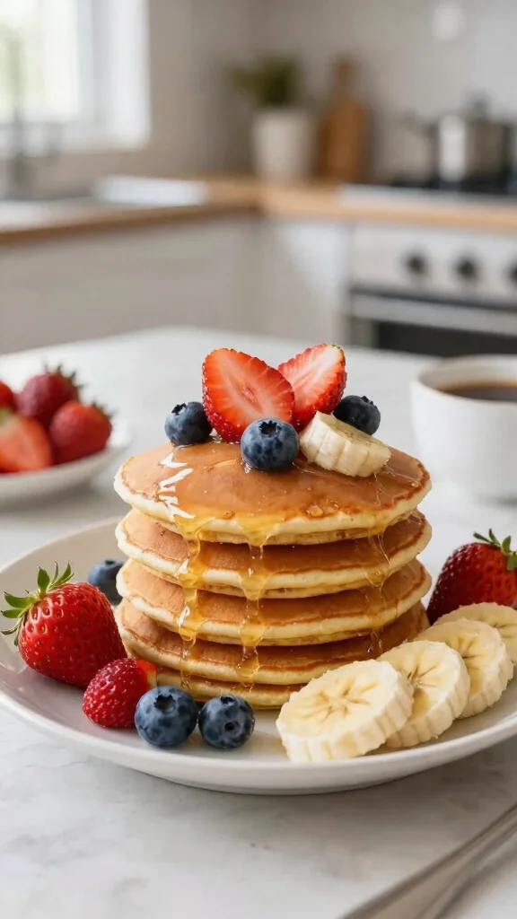 12 Pancake Art Ideas: Fun Designs for Kids and Adults - 7. Fruit-Filled Pancakes 1