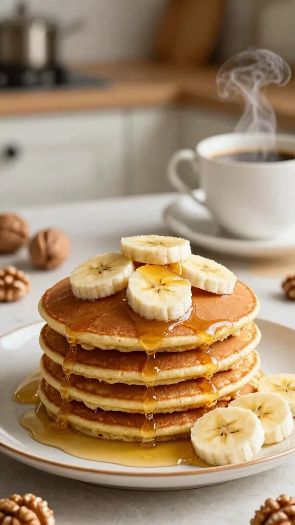12 Pancake Mix Ideas to Transform Your Boxed Mix - 1. Banana Bread Pancakes 1